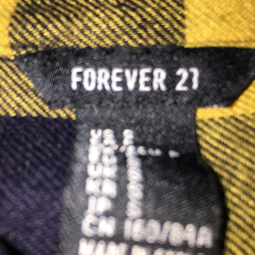 🌼 F21 PLAID LONG SLEEVE 🌼